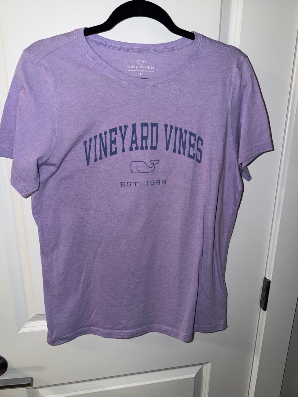 Vineyard Vines Lavender Logo Short Sleeve Tee